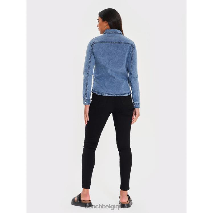 vêtements Bench chemise en jean shaylie mi-lavage femmes 042X2108