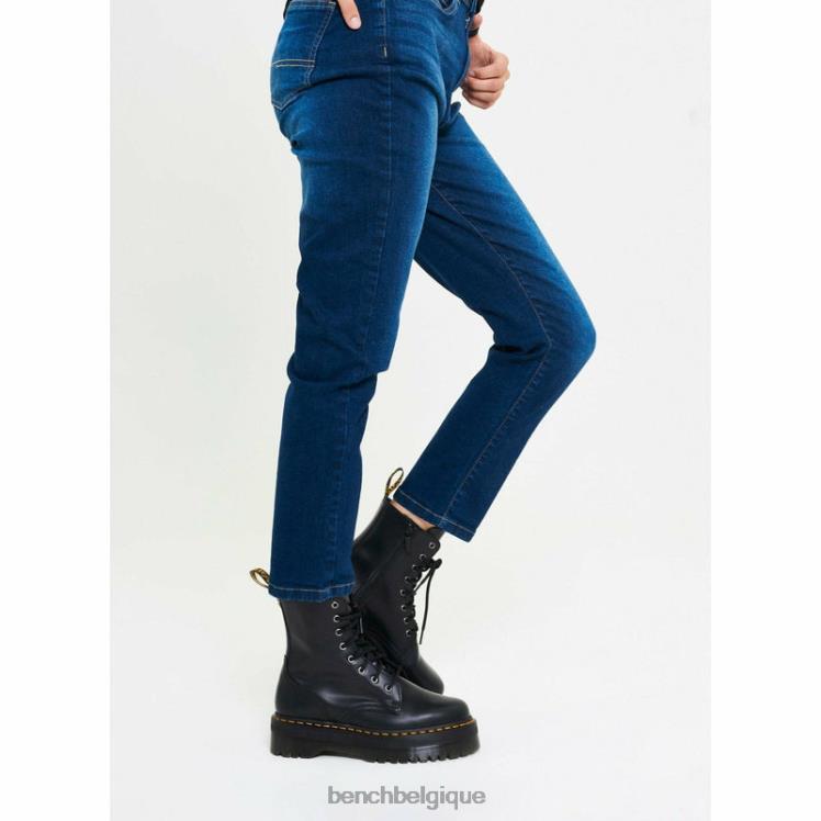 vêtements Bench jean mom stevie lavage bleu foncé femmes 042X2116