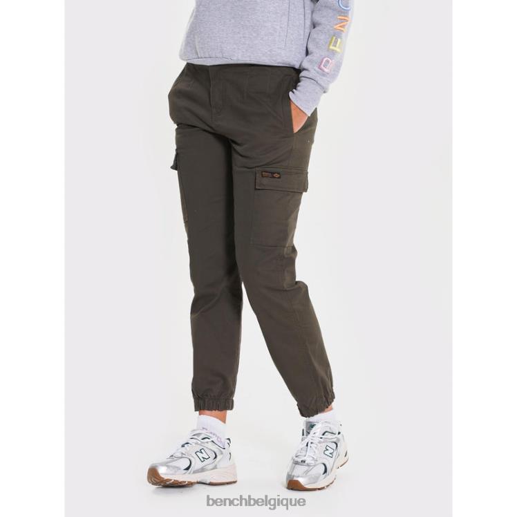 vêtements Bench pantalon cargo doah kaki femmes 042X2126