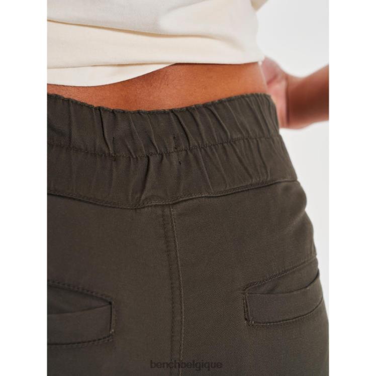 vêtements Bench pantalon cargo doah kaki femmes 042X2126