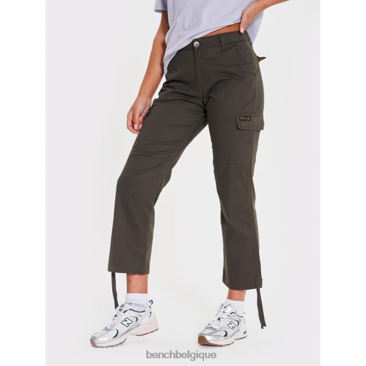 vêtements Bench pantalon cargo elfriede kaki femmes 042X2129