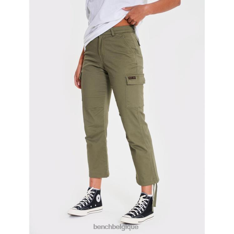 vêtements Bench pantalon cargo elfriede sage femmes 042X2130