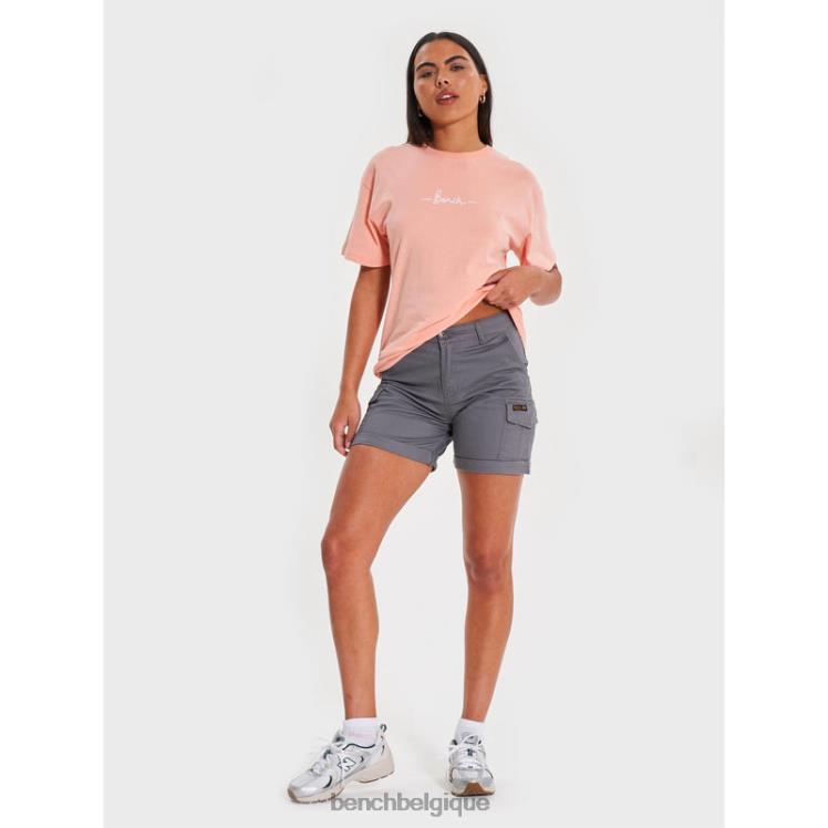 vêtements Bench short de combat ashline charbon femmes 042X2131