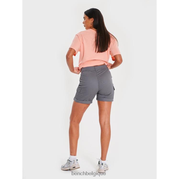 vêtements Bench short de combat ashline charbon femmes 042X2131