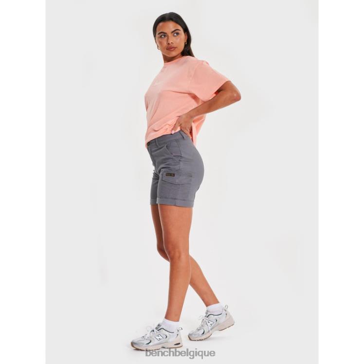 vêtements Bench short de combat ashline charbon femmes 042X2131