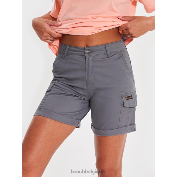 vêtements Bench short de combat ashline charbon femmes 042X2131