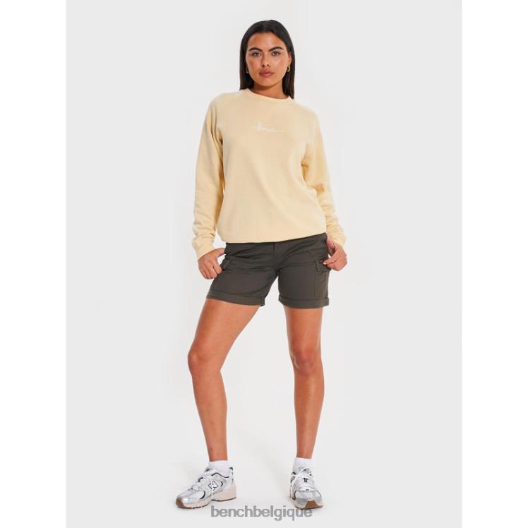 vêtements Bench short de combat ashline kaki femmes 042X2134