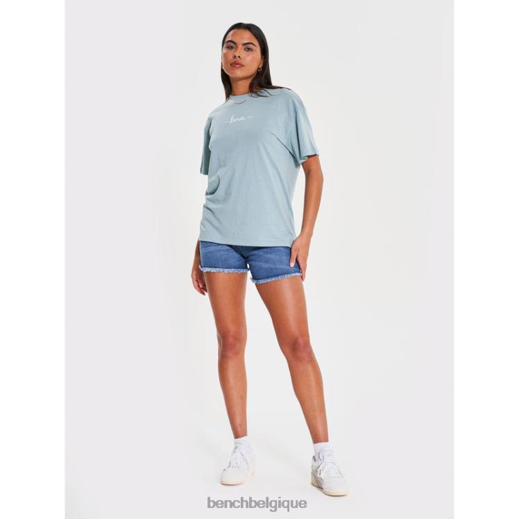 vêtements Bench short en jean kaylie bleu moyen femmes 042X2133