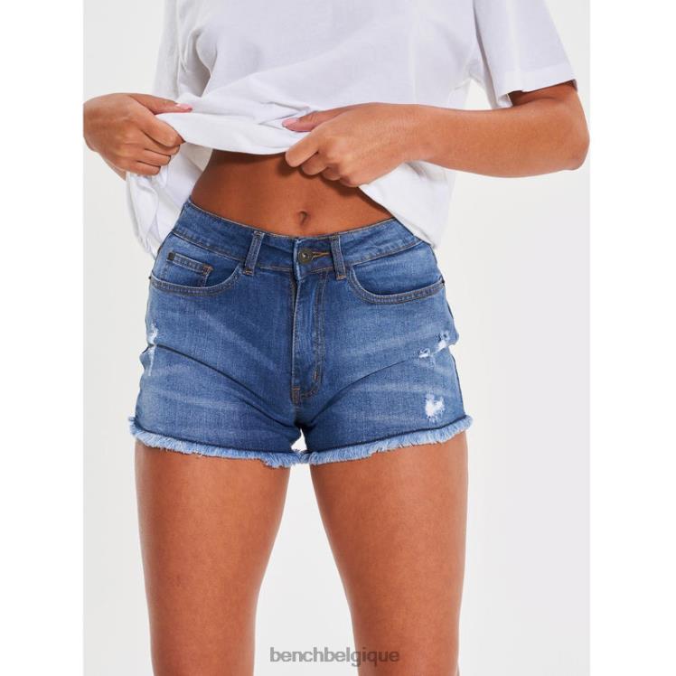 vêtements Bench short en jean lena bleu moyen femmes 042X2135