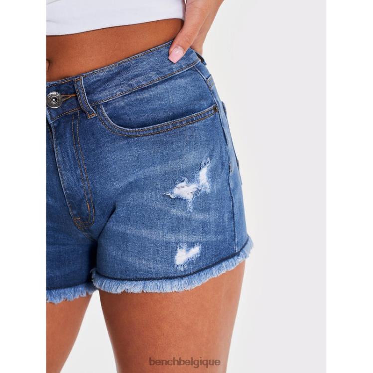 vêtements Bench short en jean lena bleu moyen femmes 042X2135