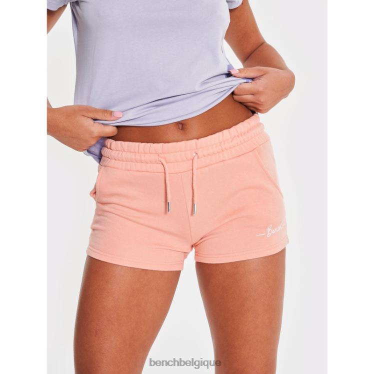 vêtements Bench short en molleton nova pêche femmes 042X2138