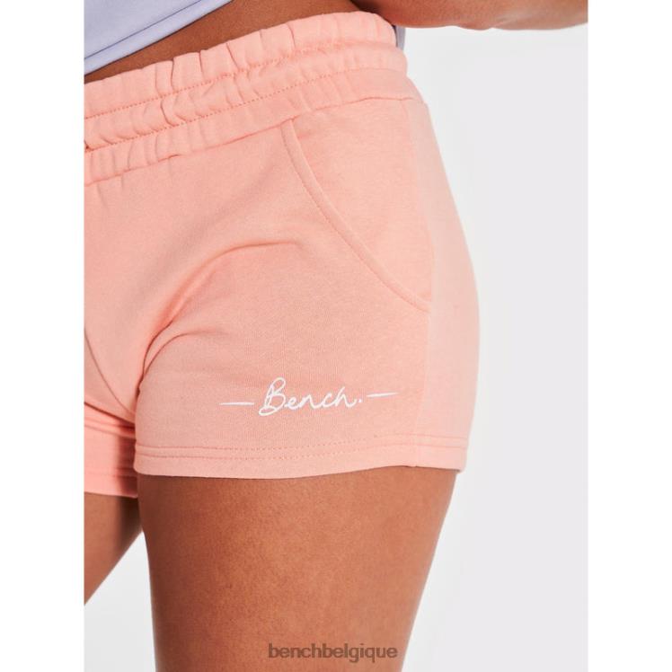 vêtements Bench short en molleton nova pêche femmes 042X2138