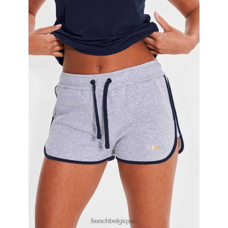 vêtements Bench short polaire starling gris chiné femmes 042X2139