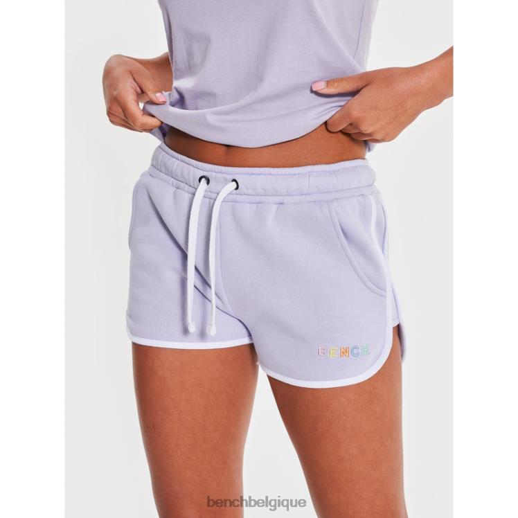 vêtements Bench short polaire starling lilas femmes 042X2136
