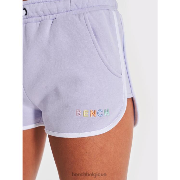vêtements Bench short polaire starling lilas femmes 042X2136