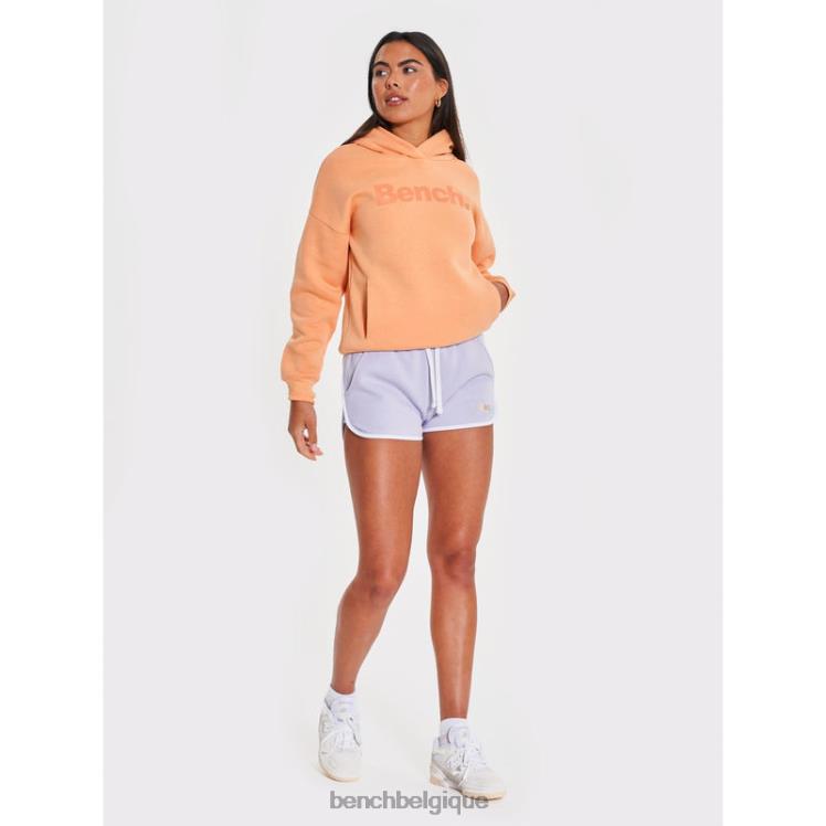 vêtements Bench short polaire starling lilas femmes 042X2136