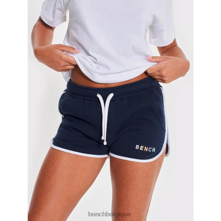 vêtements Bench short polaire starling marine femmes 042X2137