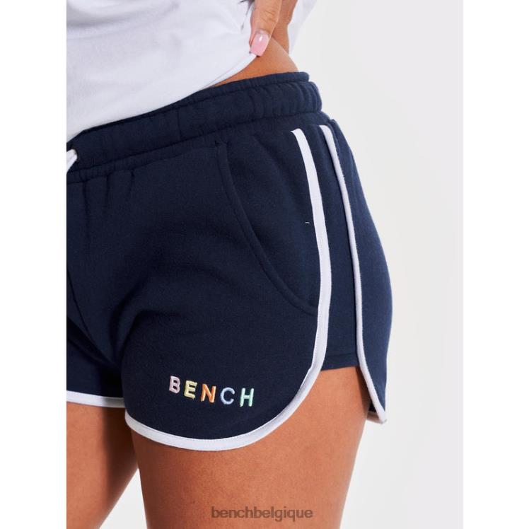 vêtements Bench short polaire starling marine femmes 042X2137