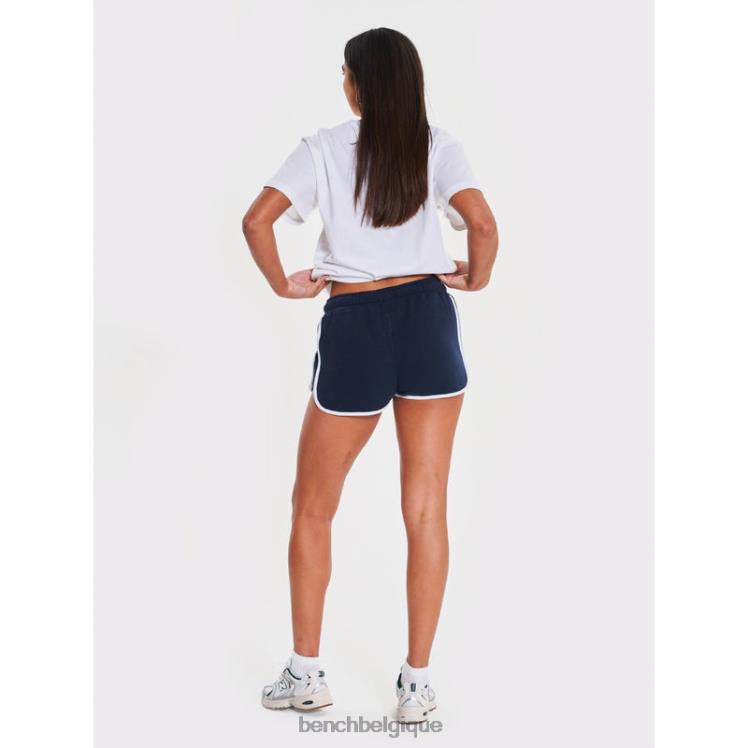 vêtements Bench short polaire starling marine femmes 042X2137