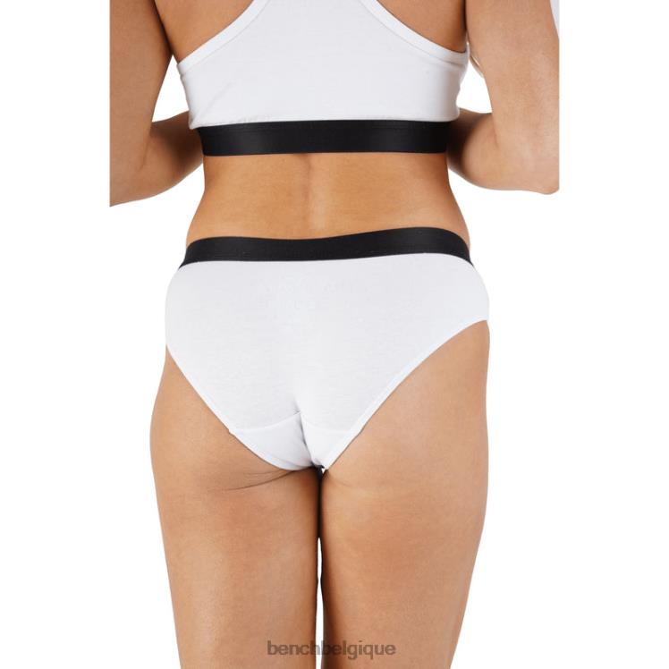 vêtements Bench ensemble haut court et culotte amaya blanc femmes 042X2142
