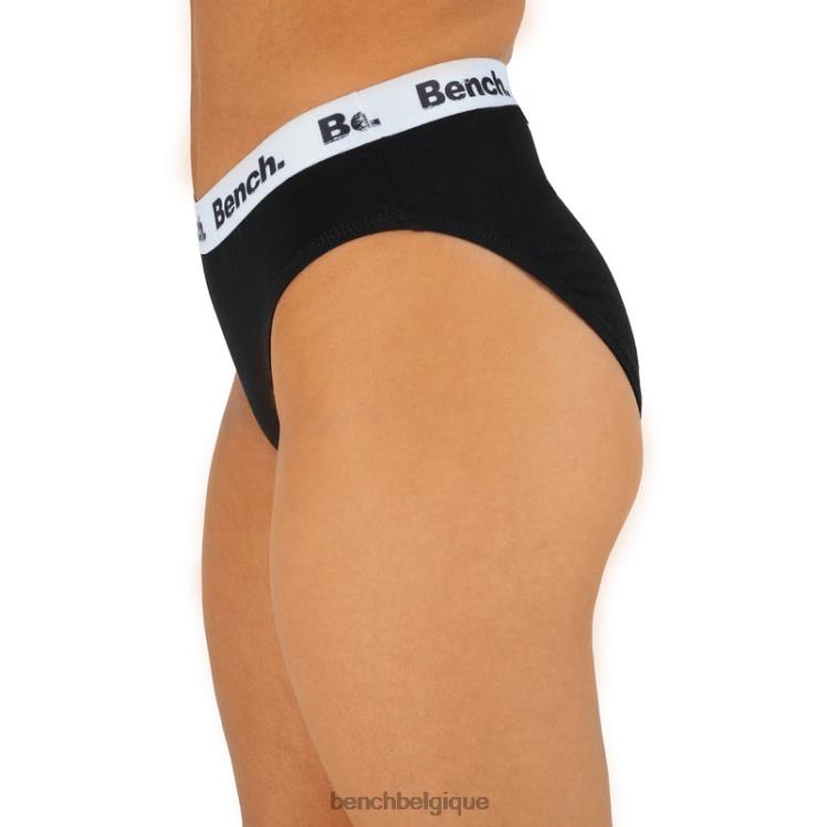 vêtements Bench jordana lot de 3 slips échancrés noir femmes 042X2146