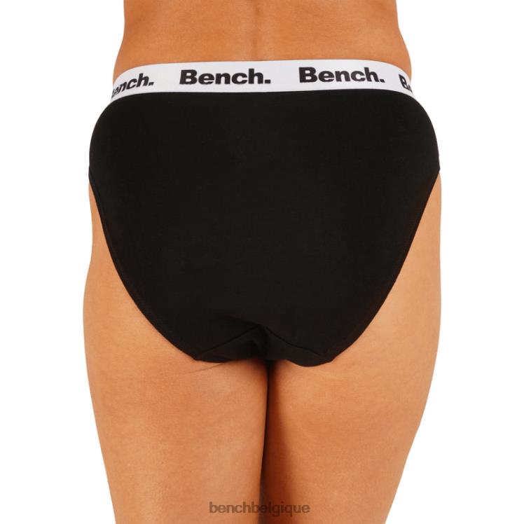 vêtements Bench jordana lot de 3 slips échancrés noir femmes 042X2146