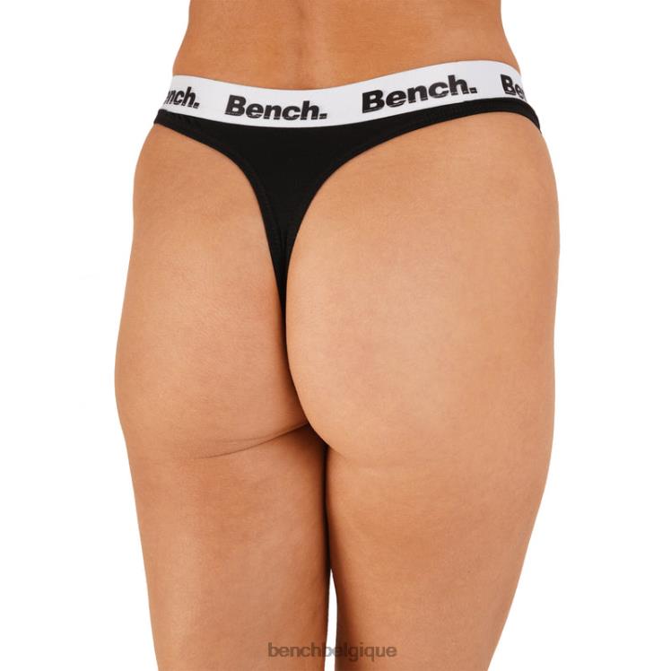 vêtements Bench lot de 3 tongs shanice noir femmes 042X2145