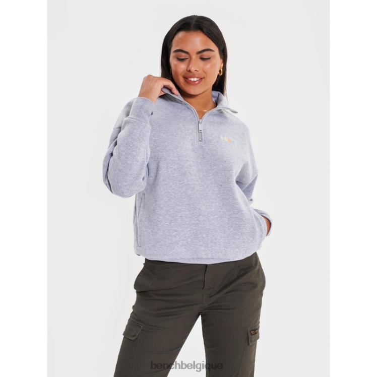 vêtements Bench entonnoir de sudation jobelle qtr gris chiné femmes 042X2102
