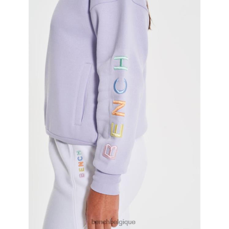 vêtements Bench entonnoir de sudation jobelle qtr lilas femmes 042X2104