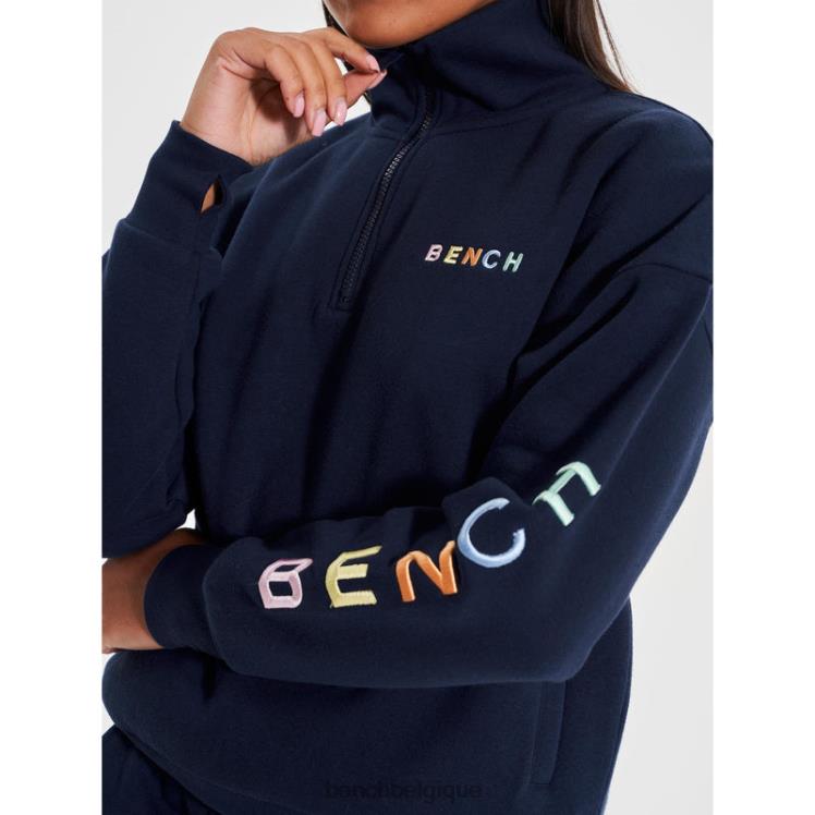 vêtements Bench entonnoir de sudation jobelle qtr marine femmes 042X2101