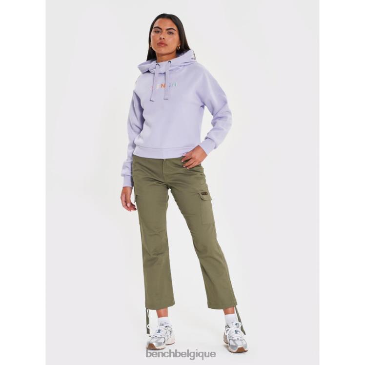 vêtements Bench sweat à capuche emaline lilas femmes 042X2106