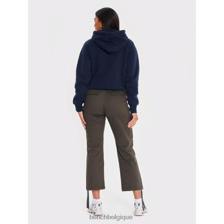 vêtements Bench sweat à capuche emaline marine femmes 042X2105