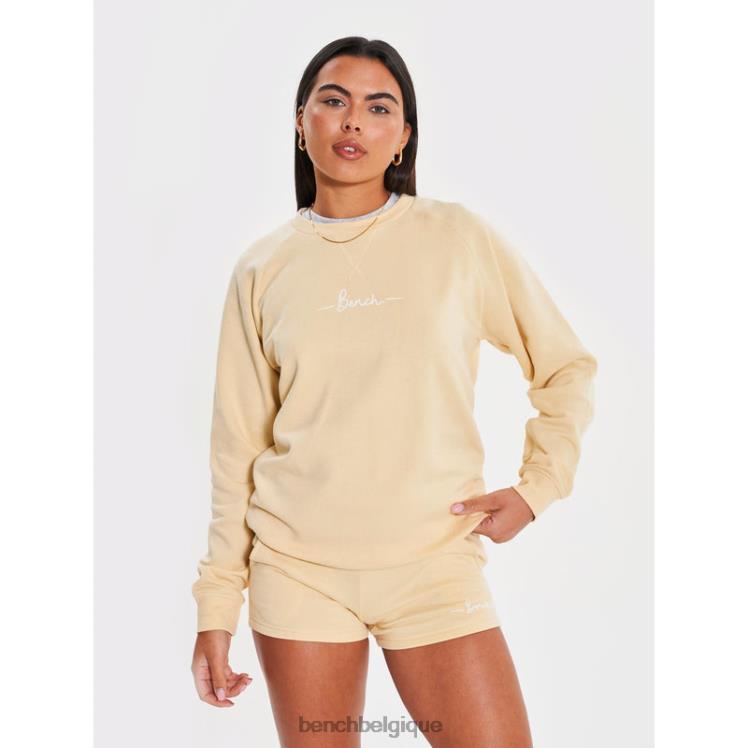 vêtements Bench sweat lolia crew beurre femmes 042X2115