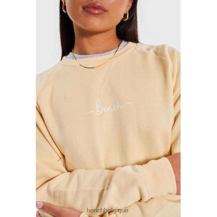 vêtements Bench sweat lolia crew beurre femmes 042X2115
