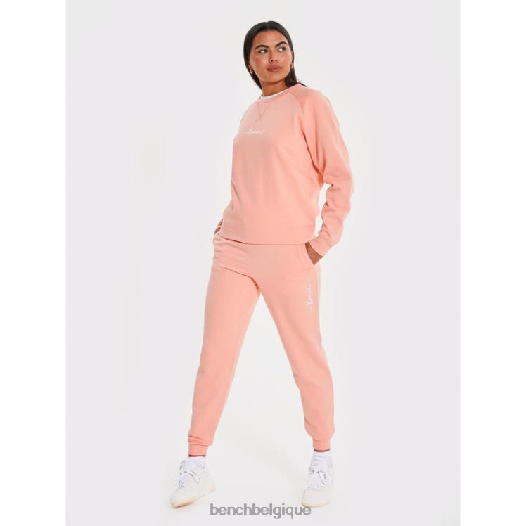 vêtements Bench sweat lolia crew pêche femmes 042X2114