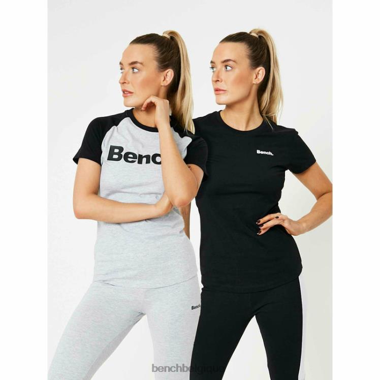 vêtements Bench rena lot de 2 t-shirts assorti femmes 042X2100