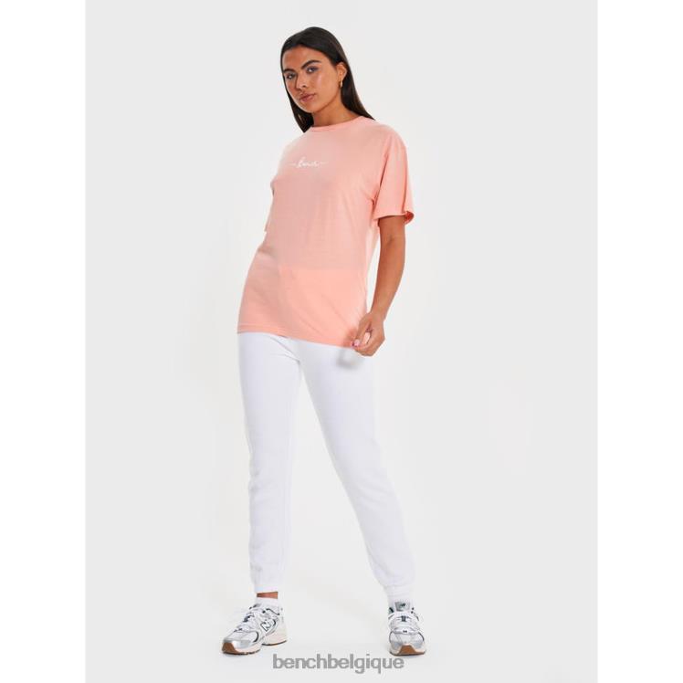 vêtements Bench t-shirt abélia pêche femmes 042X299