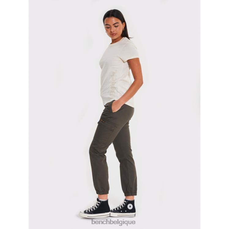 vêtements Bench t-shirt bella blanc d'hiver femmes 042X297