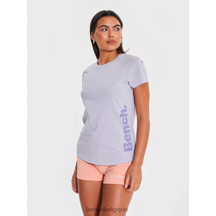 vêtements Bench t-shirt bella lilas femmes 042X298