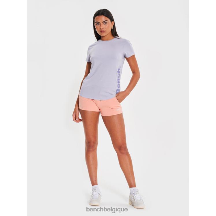 vêtements Bench t-shirt bella lilas femmes 042X298