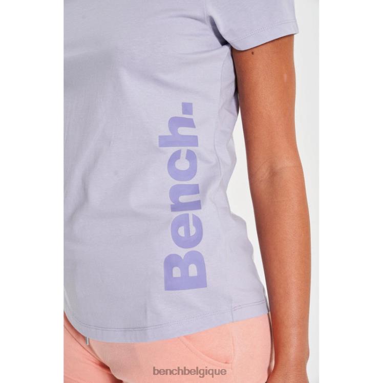 vêtements Bench t-shirt bella lilas femmes 042X298