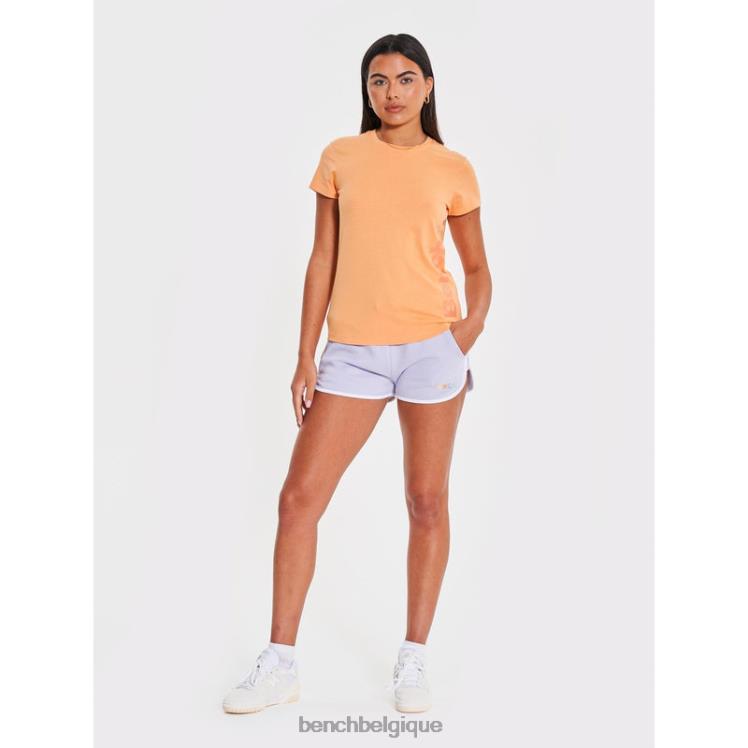 vêtements Bench t-shirt bella orange femmes 042X296
