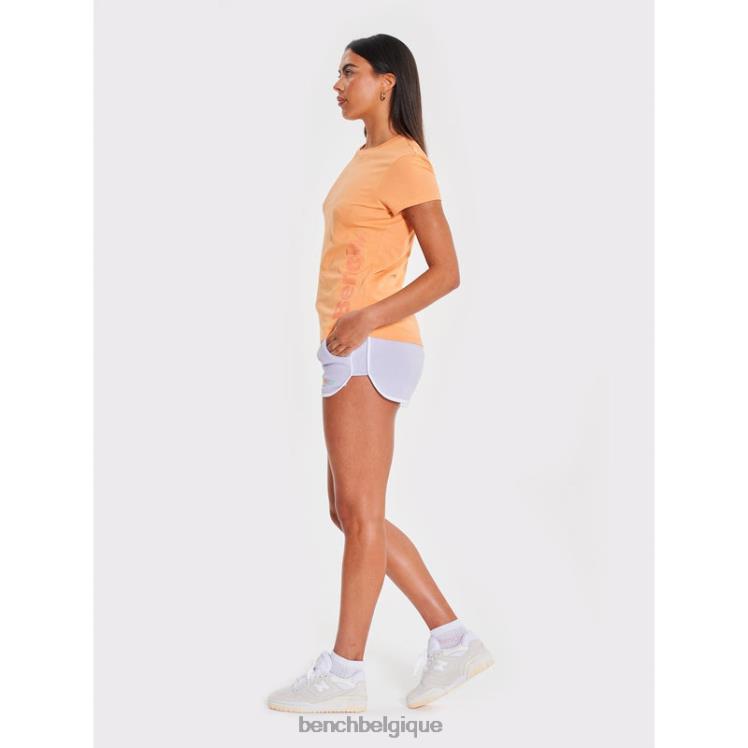 vêtements Bench t-shirt bella orange femmes 042X296