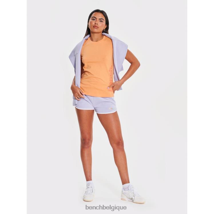 vêtements Bench t-shirt bella orange femmes 042X296