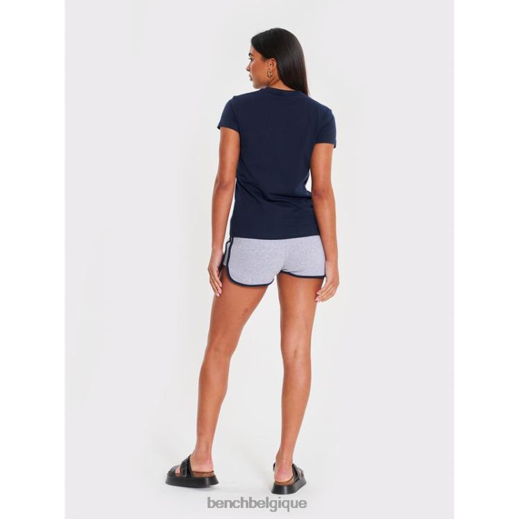 vêtements Bench t-shirt galellea marine femmes 042X290