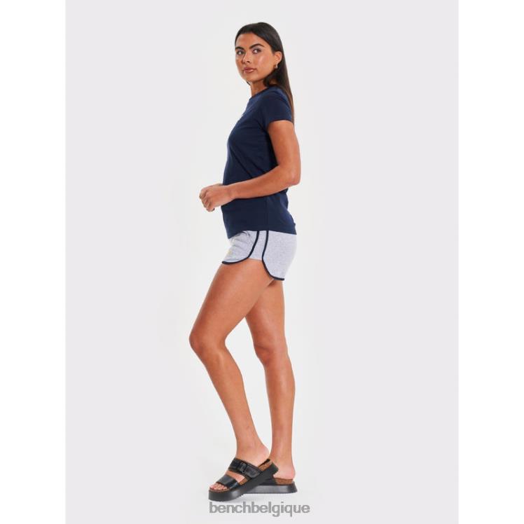 vêtements Bench t-shirt galellea marine femmes 042X290