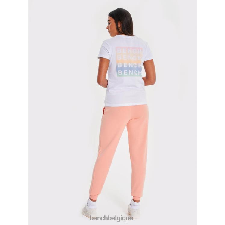 vêtements Bench t-shirt thalassa blanc femmes 042X292