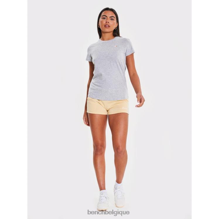 vêtements Bench t-shirt thalassa gris chiné femmes 042X293