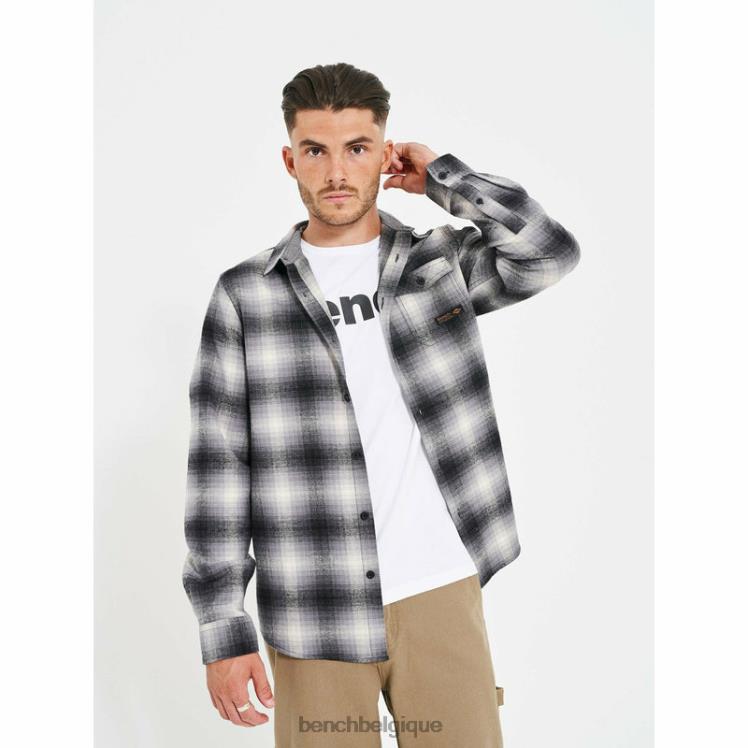 vêtements Bench chemise en flanelle cheviot contre-vérification Hommes 042X231