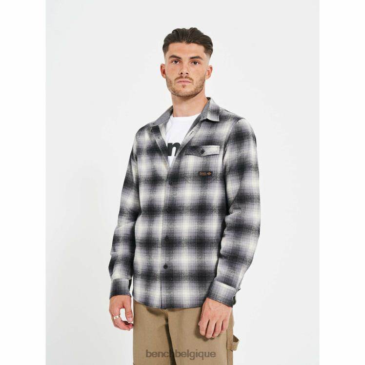 vêtements Bench chemise en flanelle cheviot contre-vérification Hommes 042X231
